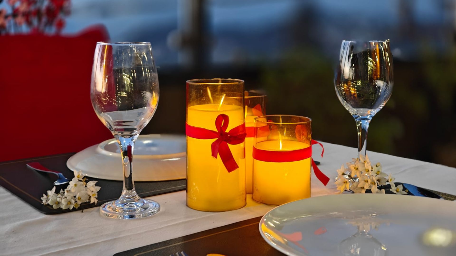 Honeymoon Candle light dinner at Villa Everest Darjeeling